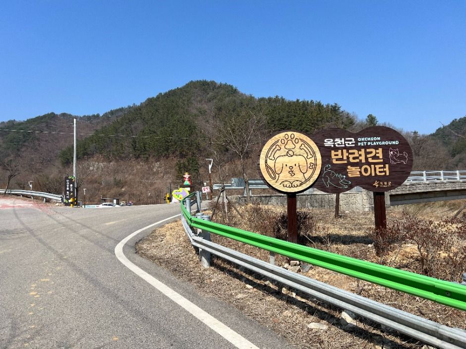 옥천군 반려동물 놀이터 전경