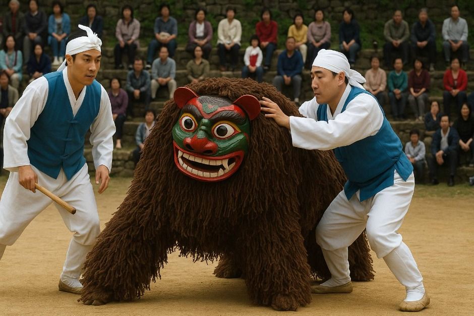 통하나봄 축제 먹거리