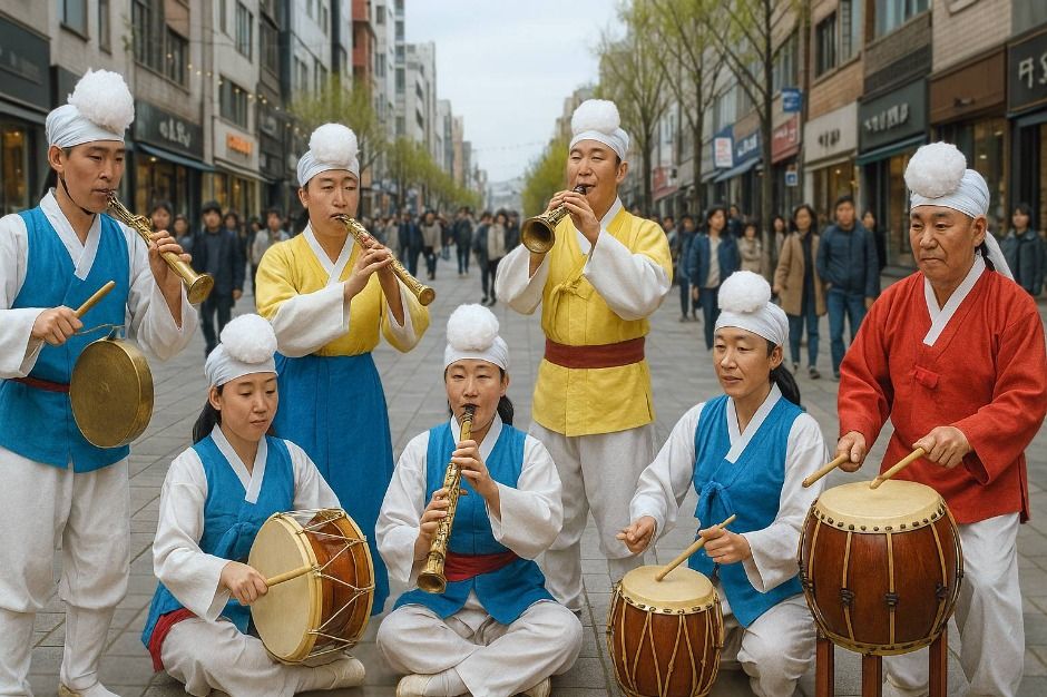 통하나봄 축제 공연 모습