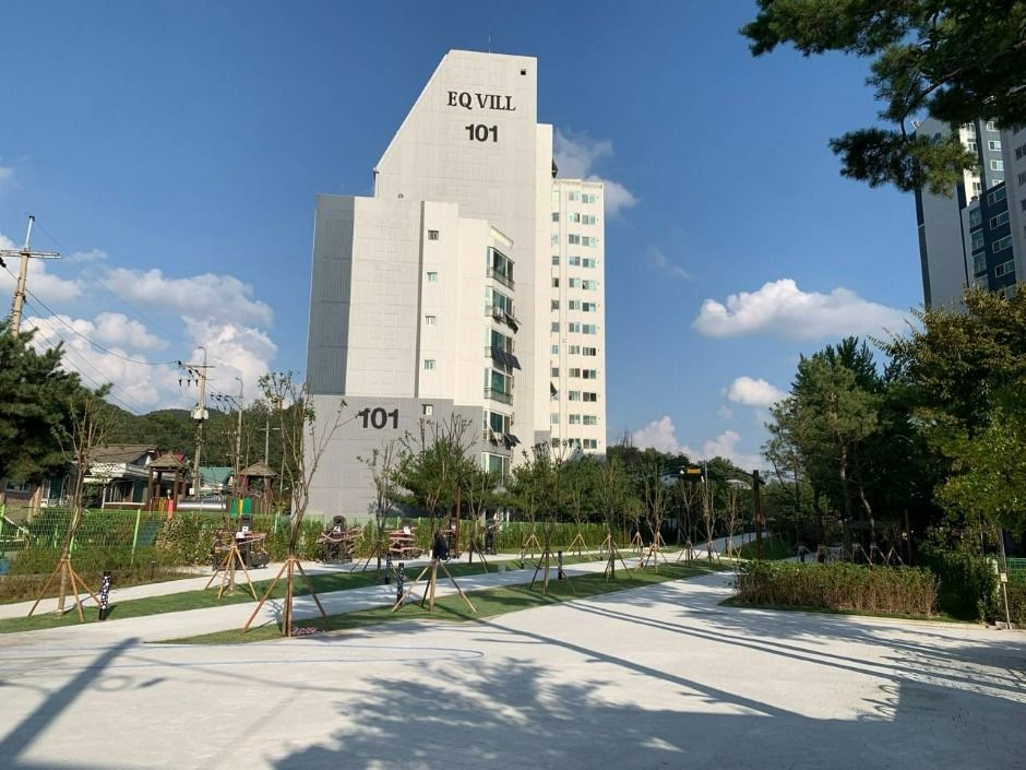 가금철교 문화공원 휴식 공간