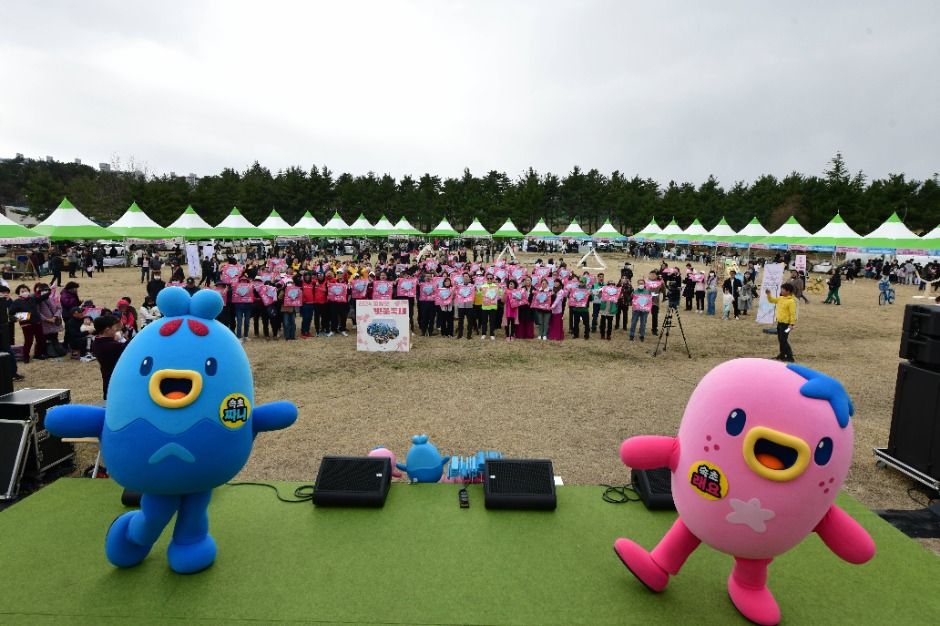 영랑호 벚꽃축제 먹거리 부스