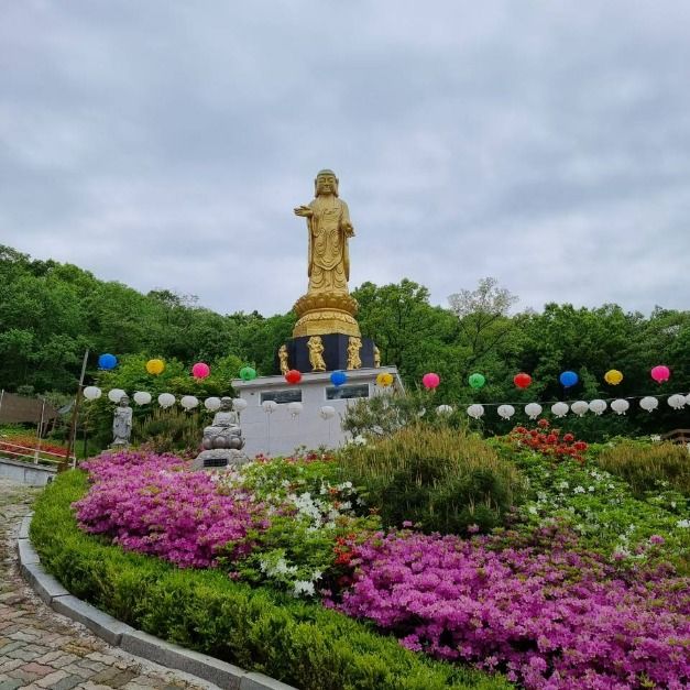불광사에서 바라본 남한산성